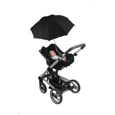 Ombrelle pour poussette noire