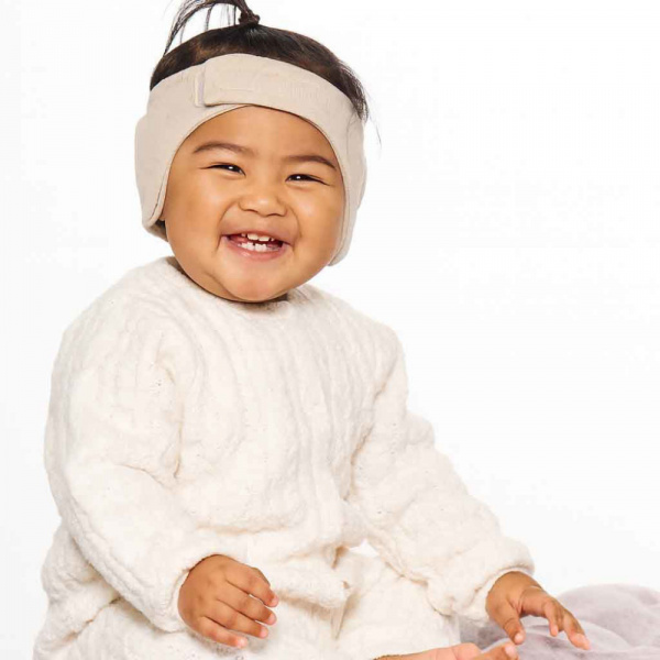 Bandeau protège oreille pour bébé 0 - 12m beige Dooky