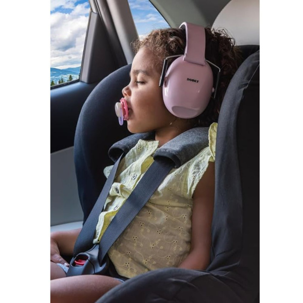 Casque anti-bruit enfant rose 36m+ Dooky