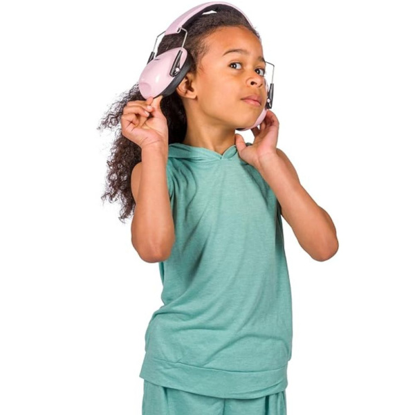 Casque anti-bruit enfant rose 36m+ Dooky