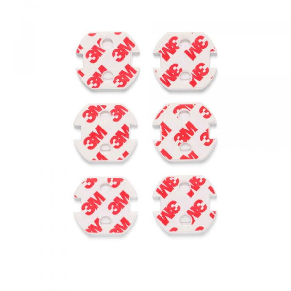 Lot de 6 caches prises Dooky