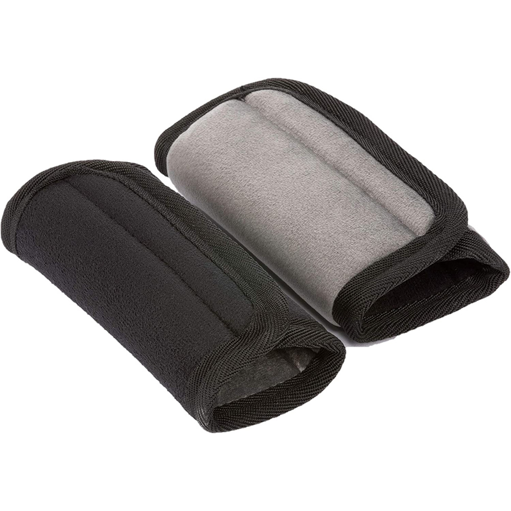 Protège-Harnais JYOKO KIDS Pour Siège Auto Et Poussette | Coton Bio, Taille 17x18 Cm | Noir