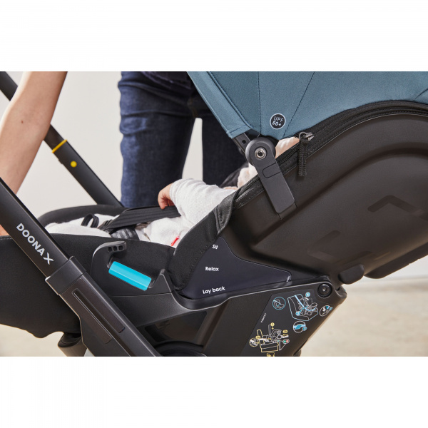Siège auto poussette doona x ocean blue Doona
