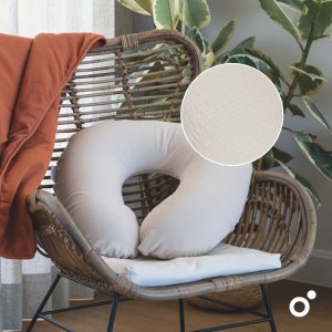 Coussin d’allaitement compact softy tetra jersey sand Doomoo