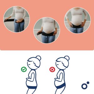 Ceinture de maintien grossesse et post-partum mom'n belly Doomoo