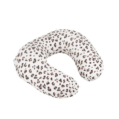 Coussin d’allaitement compact softy leopard cream