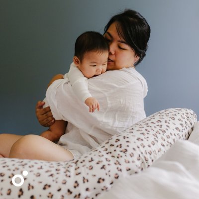 Coussin de maternité buddy allaitement leopard cream