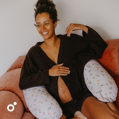Coussin de maternité buddy allaitement peaches