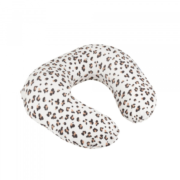 Coussin d’allaitement compact softy leopard cream Doomoo