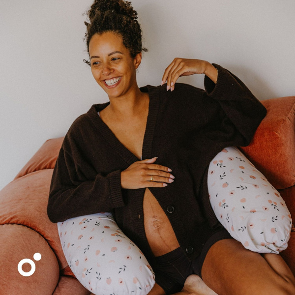 Coussin de maternité buddy allaitement peaches Doomoo