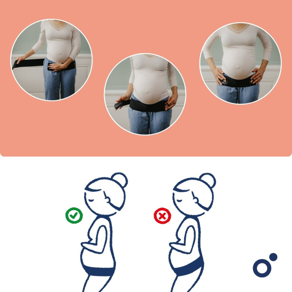 Ceinture de maintien grossesse et post-partum mom'n belly Doomoo