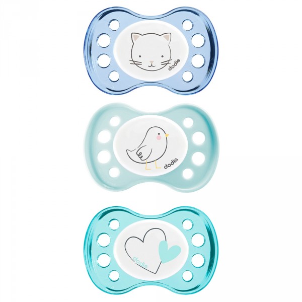 Sucette silicone 0-2 mois garçon