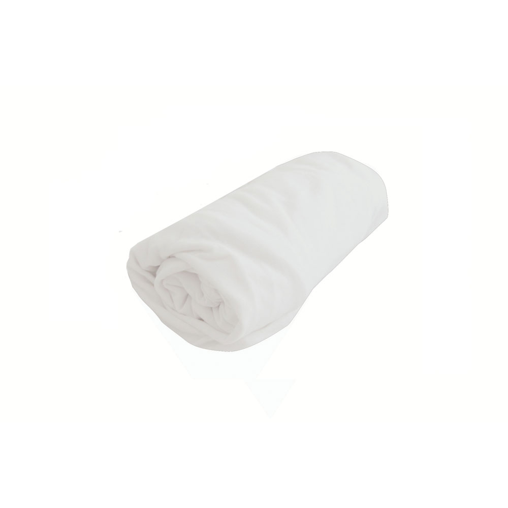 Drap housse imperméable 35x75 cm pour nacelle 5 points blanc de