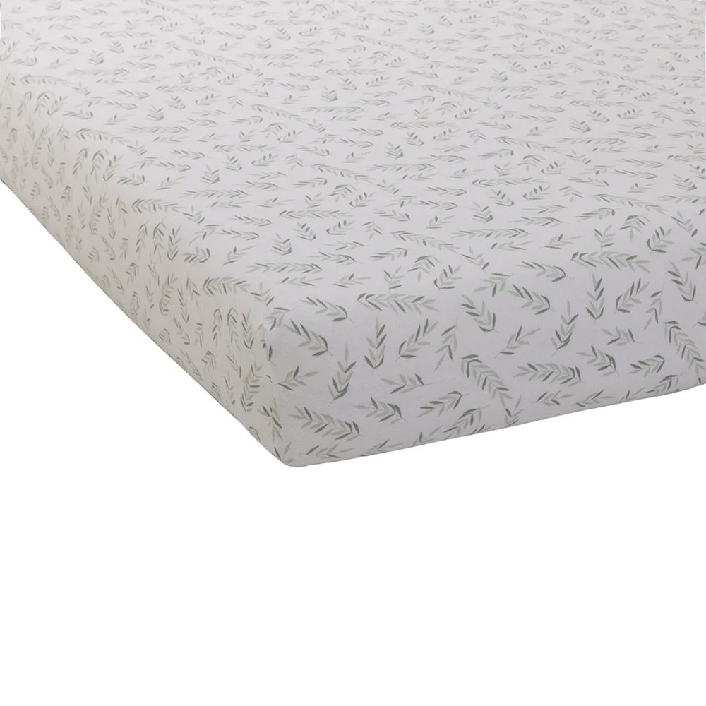 Drap housse 50x100 cm jersey blanc de Domiva sur allobébé