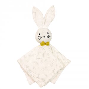Coffret doudou avec anneau de dentition leafy bunny Domiva