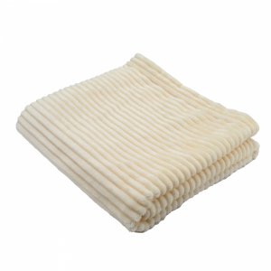 Couverture boudoir 75x100 cm lait Domiva