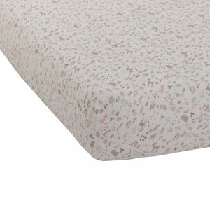 Drap housse jersey 70x140cm lilas Domiva