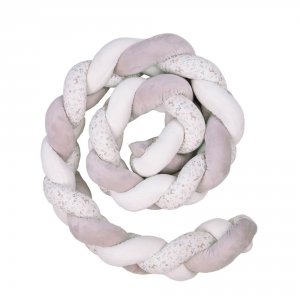 Tour de parc tressé lilas Domiva