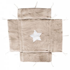 Tapis tour de parc galet 75x95 cm / 100x100 cm Domiva