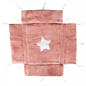 Tapis tour de parc terracota 75x95 cm / 100x100 cm Domiva