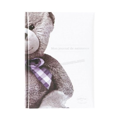 Livre de naissance ourson blanc