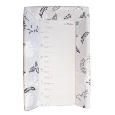 Plan à langer avec matelas intégré poème gris