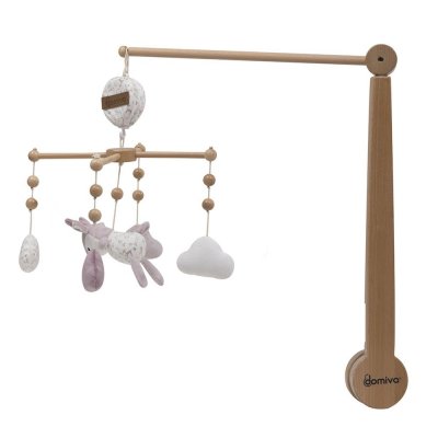 Mobile musical lilas