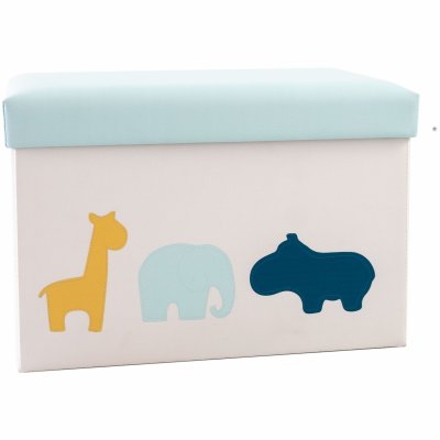 Coffre à jouets 48x32x32 cm zanimo