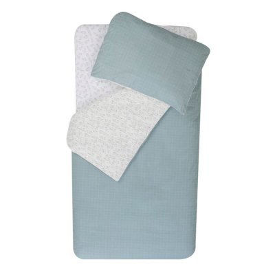 Parure housse de couette + taie d'oreiller 100x140cm / 40x60 cm filou