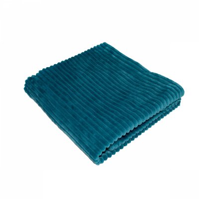 Couverture boudoir 75x100 cm paon