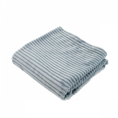 Couverture boudoir 75x100 cm gris bleu