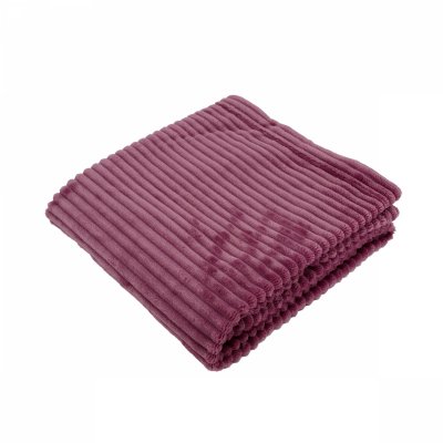 Couverture boudoir 75x100 cm framboise