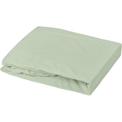 Lot 1 alèse + 1 drap housse 60x120 cm vert de gris