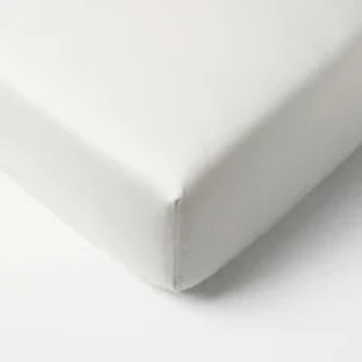 Drap housse blanc jersey pour lit cododo 50x83cm
