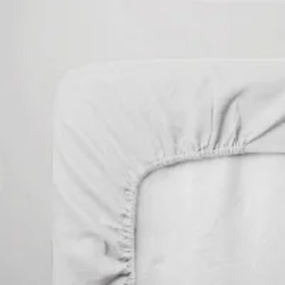 Drap housse blanc jersey pour lit cododo 50x83cm