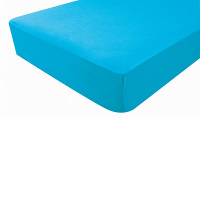 Drap-housse jersey 70x140 cm turquoise