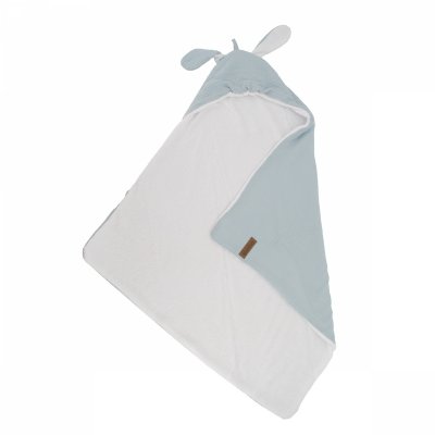 Cape de bain 75x75 cm bleu vintage