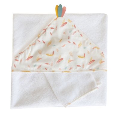 Coffret sortie de bain + gant happy