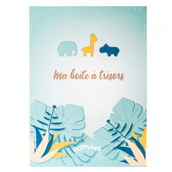 Boîte à trésors avec livre de naissance my little bear Domiva