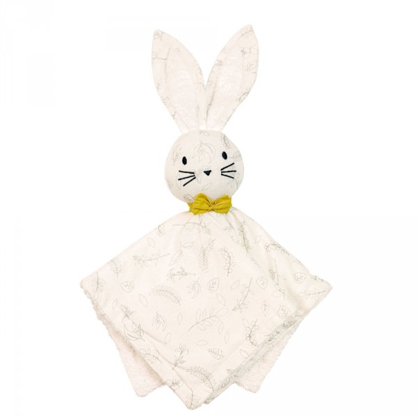 Coffret doudou avec anneau de dentition leafy bunny Domiva
