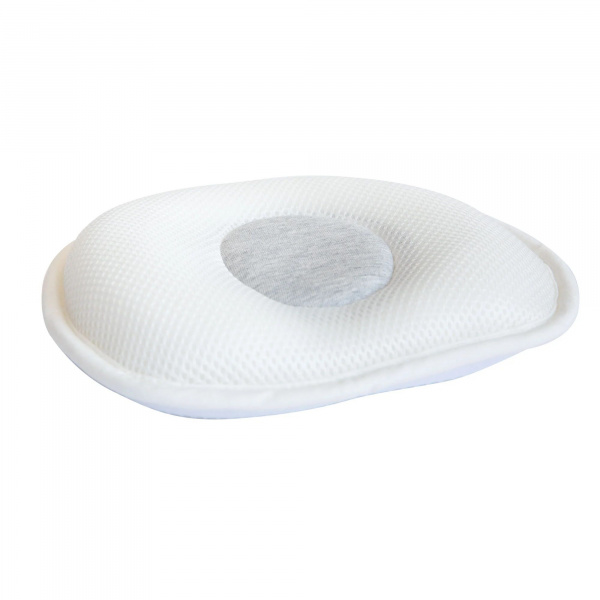 Coussin de tête 3d balloon blanc et gris Domiva