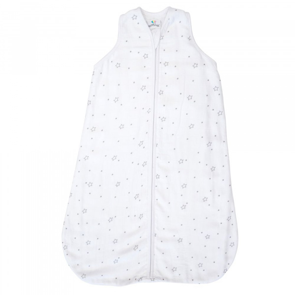 Gigoteuse été 0-6 mois etoiles grise Domiva