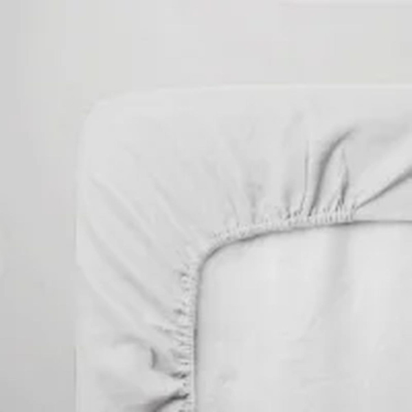 Drap housse blanc jersey pour lit cododo 50x83cm Domiva