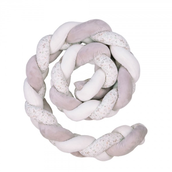 Tour de parc tressé lilas Domiva