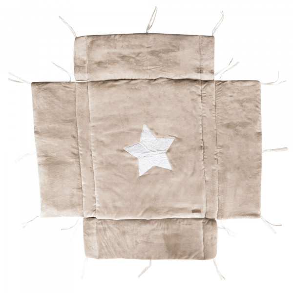 Tapis tour de parc galet 75x95 cm / 100x100 cm Domiva