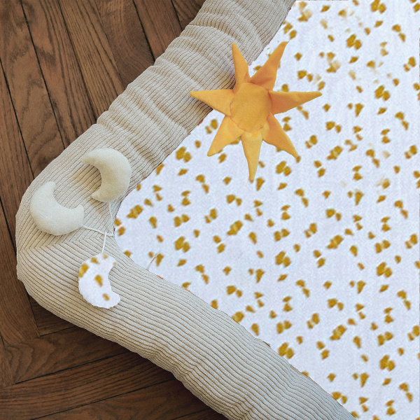 Tapis d'activité 100x100 honey moon Domiva