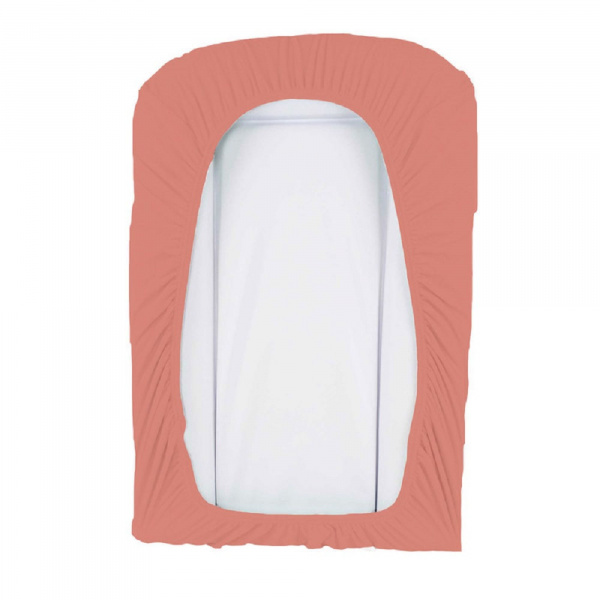 Housse de matelas à langer terracota Domiva