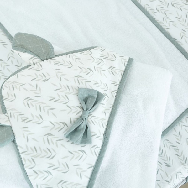 Coffret sortie de bain + gant filou Domiva