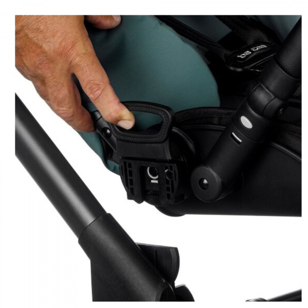 Poussette trio stratos avec nacelle stratos et coque travel carrier be teal Be cool