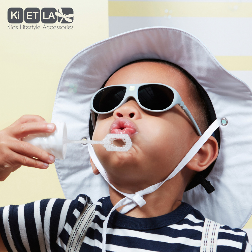 Lunettes De Soleil Bébé Kiddus - UV400 CAT3 - Sangle Ajustable - 0-2 Ans - Certifiées UE